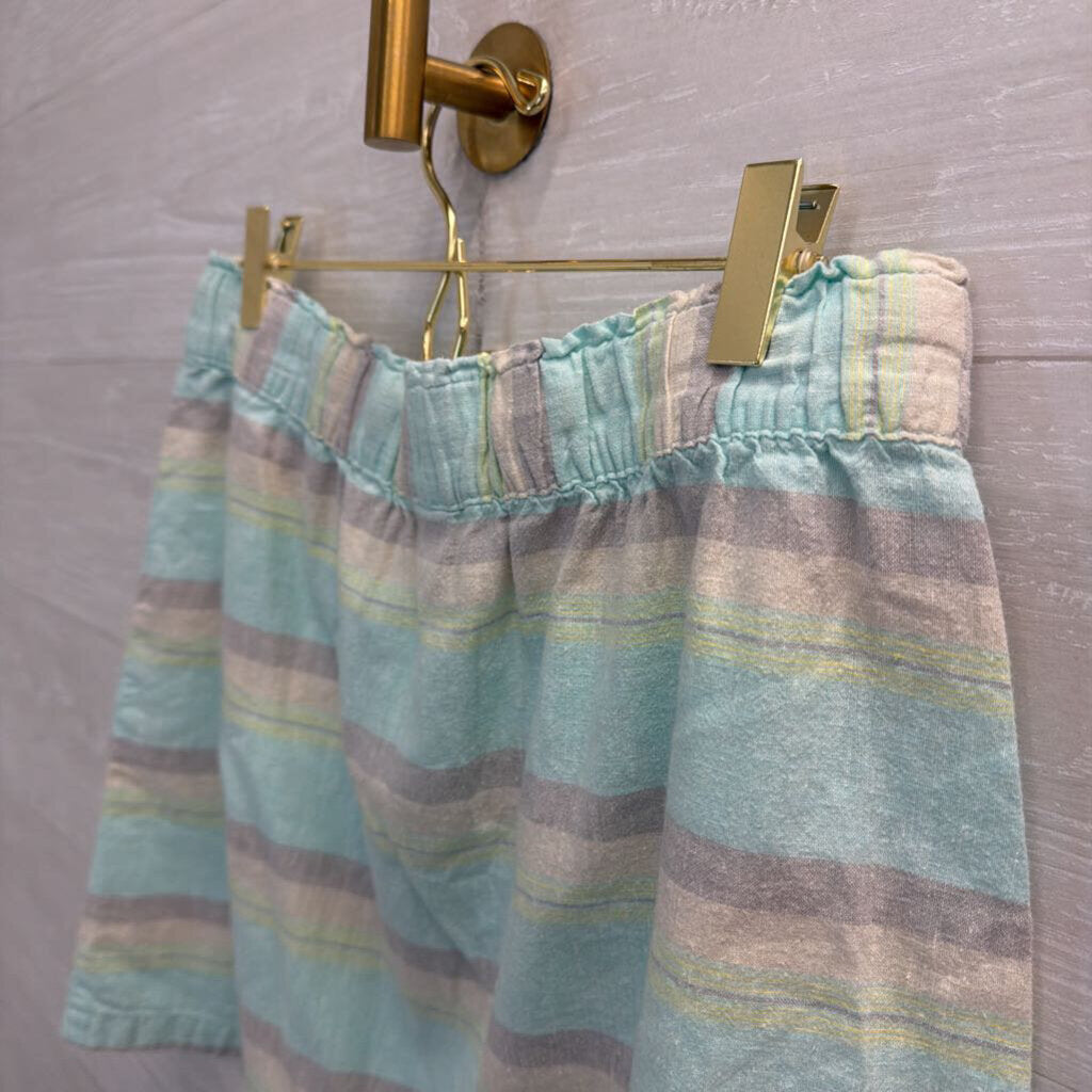 Patagonia Blue/ Multi Striped Mini Skirt Small