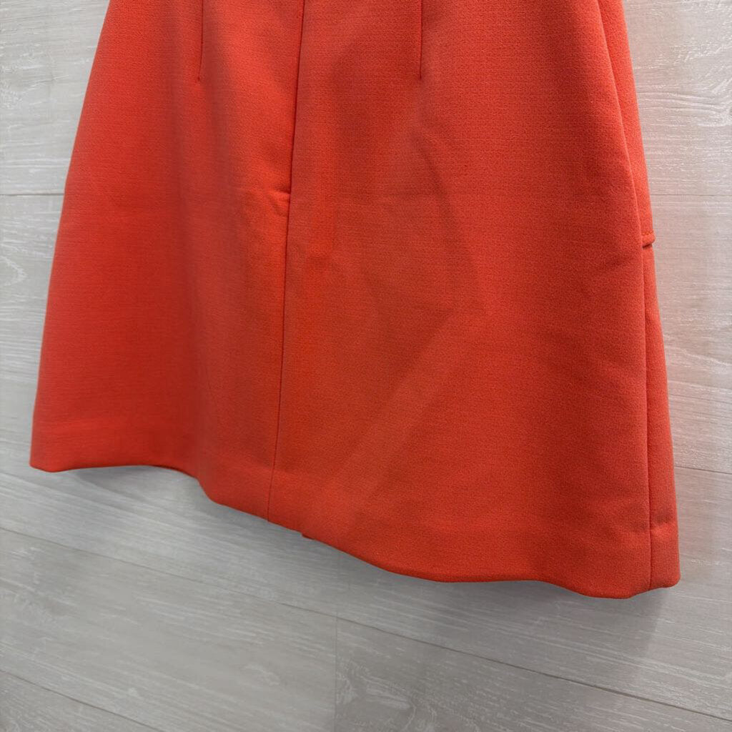 Maeve Orange Pleated Skirt 2