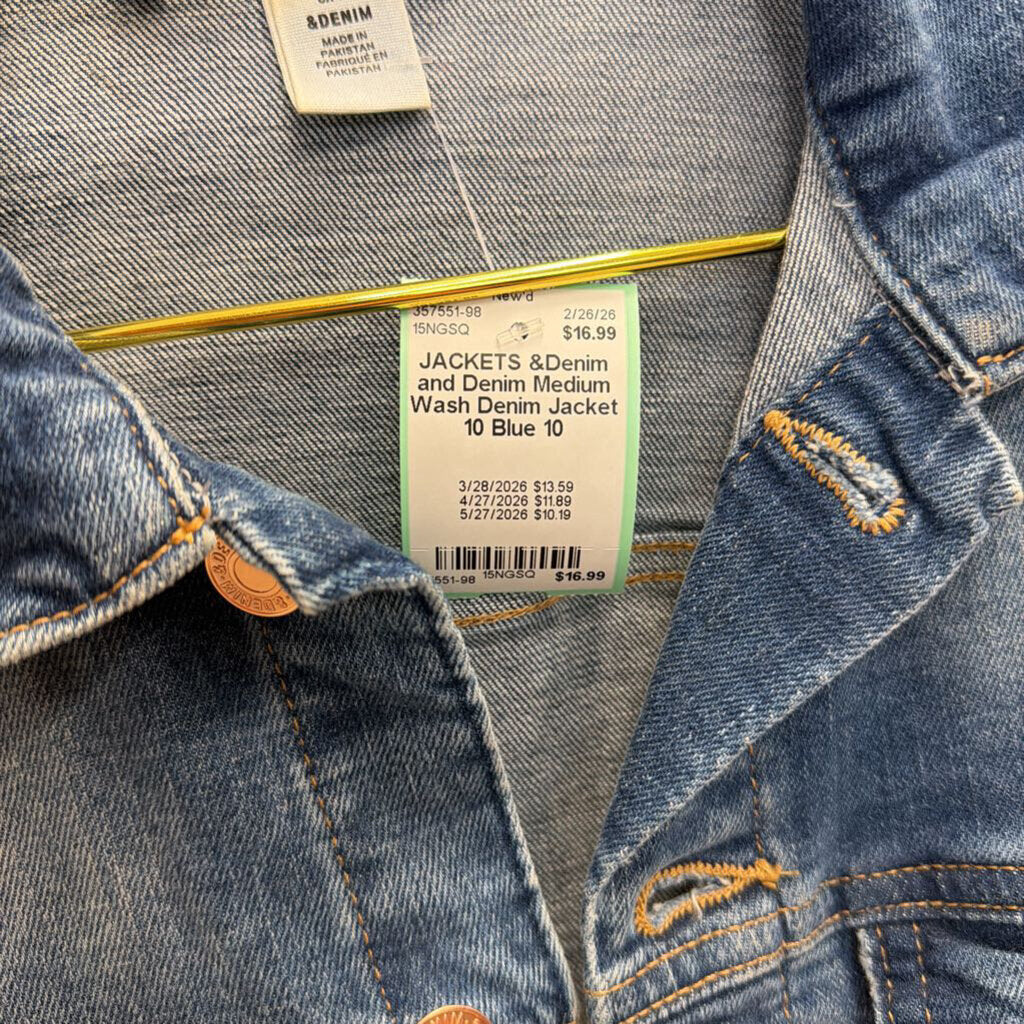 and Denim Medium Wash Denim Jacket 10