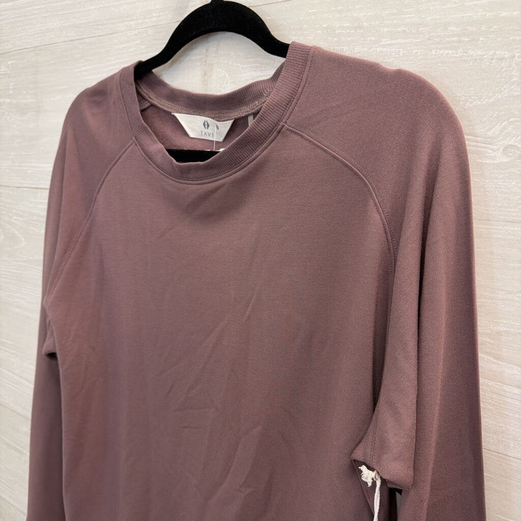 Tavi Dusty Purple Soft Long Sleeve Crewneck Pullover Small