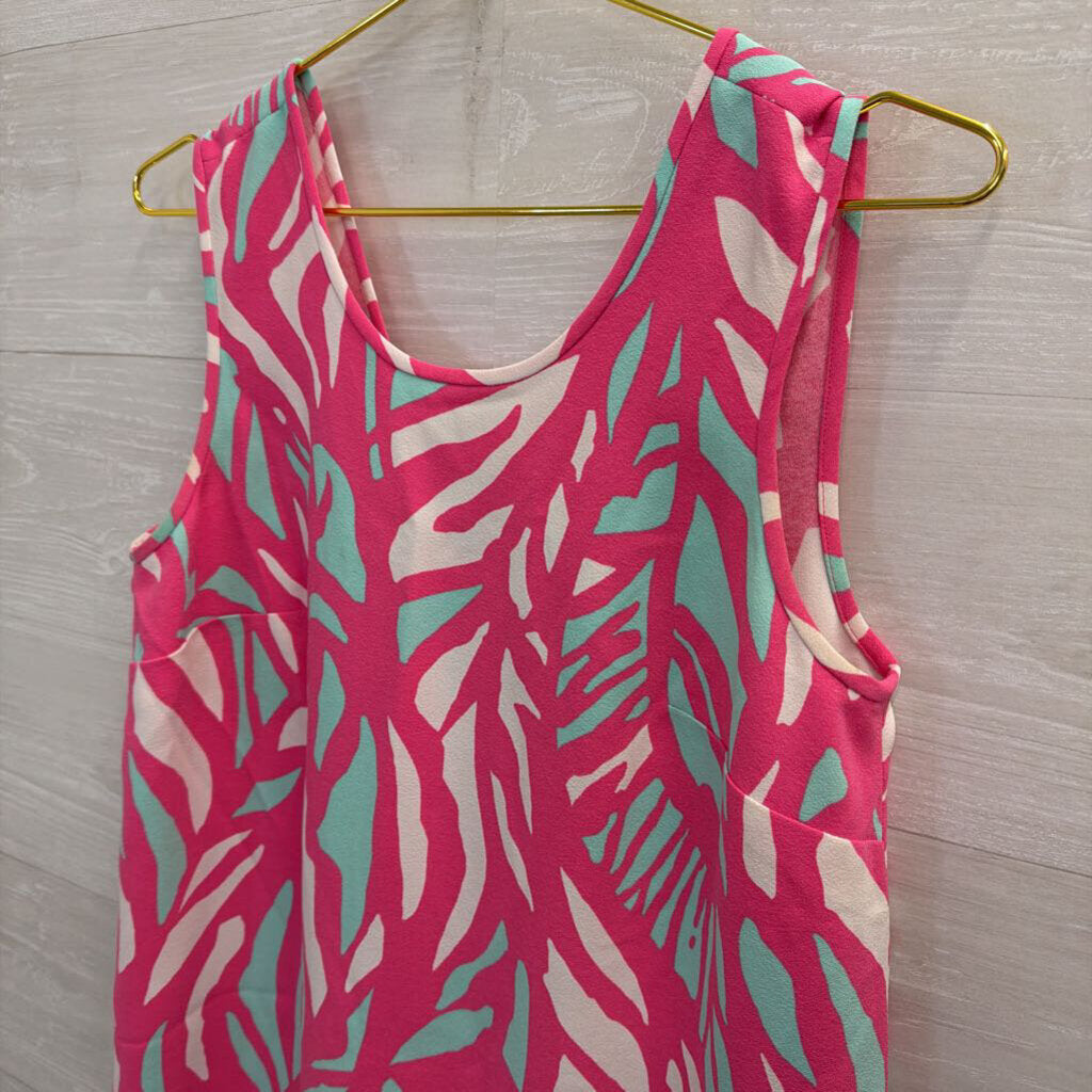 Lilly Pulitzer Pink/ Multi Print Sabrina Shift Dress Small