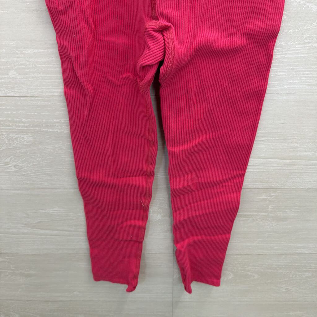 FP Movement Pink Ribbed Free Throw Jumpsuit Small