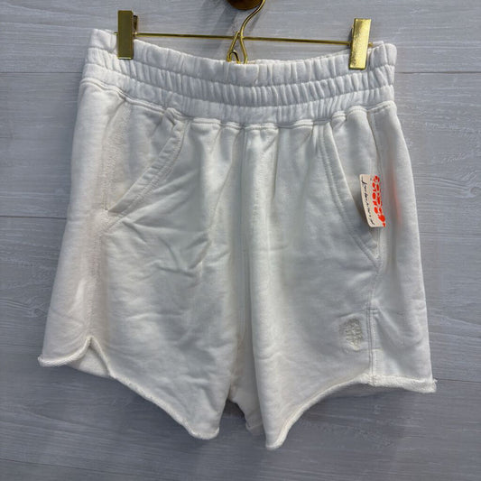 FP Movement White High Waisted Cotton Shorts Extra Small