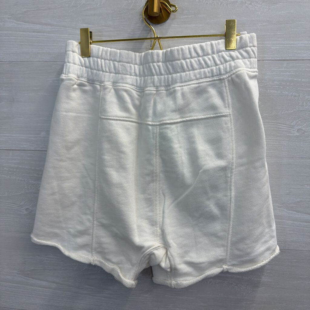 FP Movement White High Waisted Cotton Shorts Extra Small