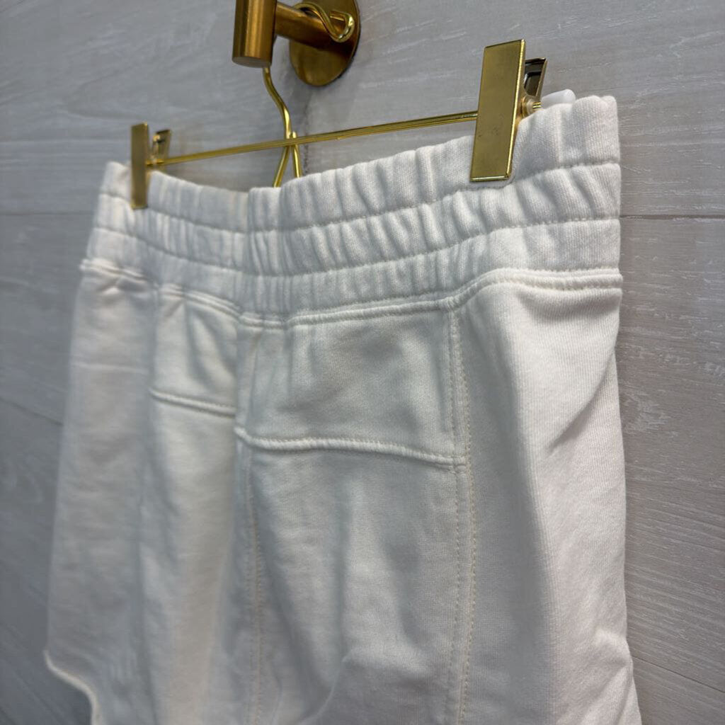 FP Movement White High Waisted Cotton Shorts Extra Small