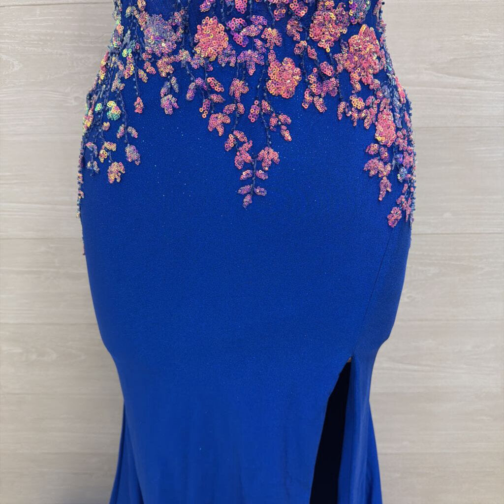 Amarra 88813 Fitted 3D Floral Applique Dress 6