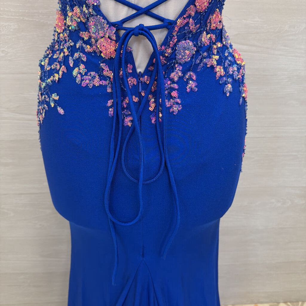 Amarra 88813 Fitted 3D Floral Applique Dress 6
