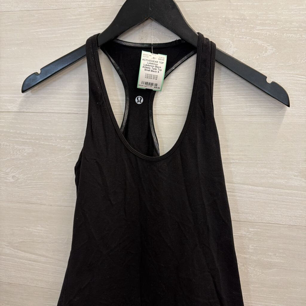 Lululemon Black Athletic Tank Top Small