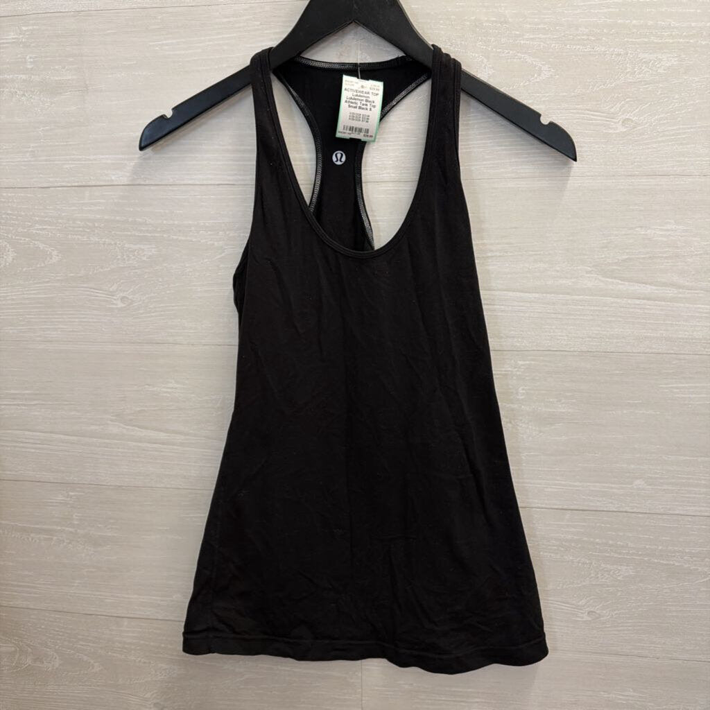 Lululemon Black Athletic Tank Top Small