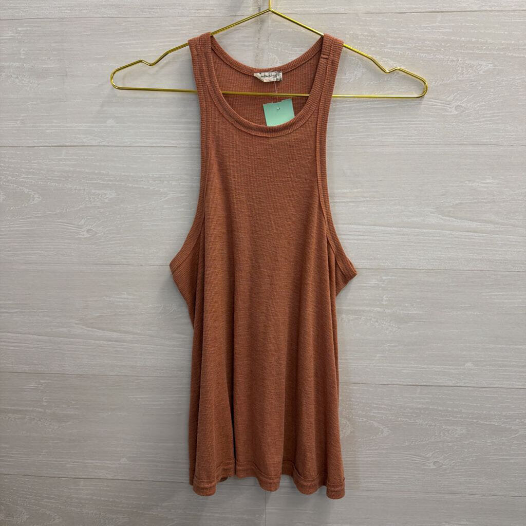 Intimately Free People Mauve Ribbed Tank Top Extra Small