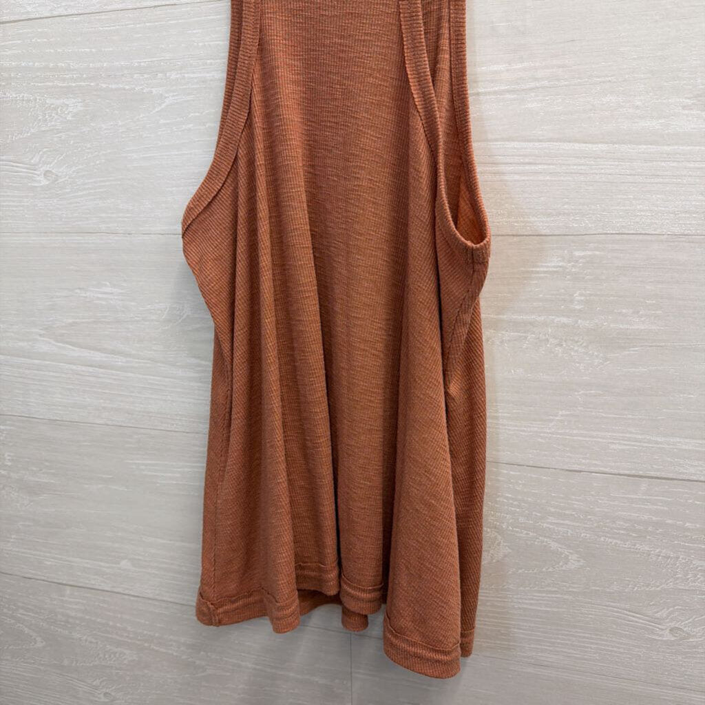Intimately Free People Mauve Ribbed Tank Top Extra Small