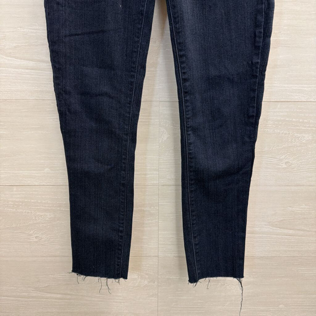 Paige Dark Wash High Rise Leggy Ultra Skinny Jeans 24