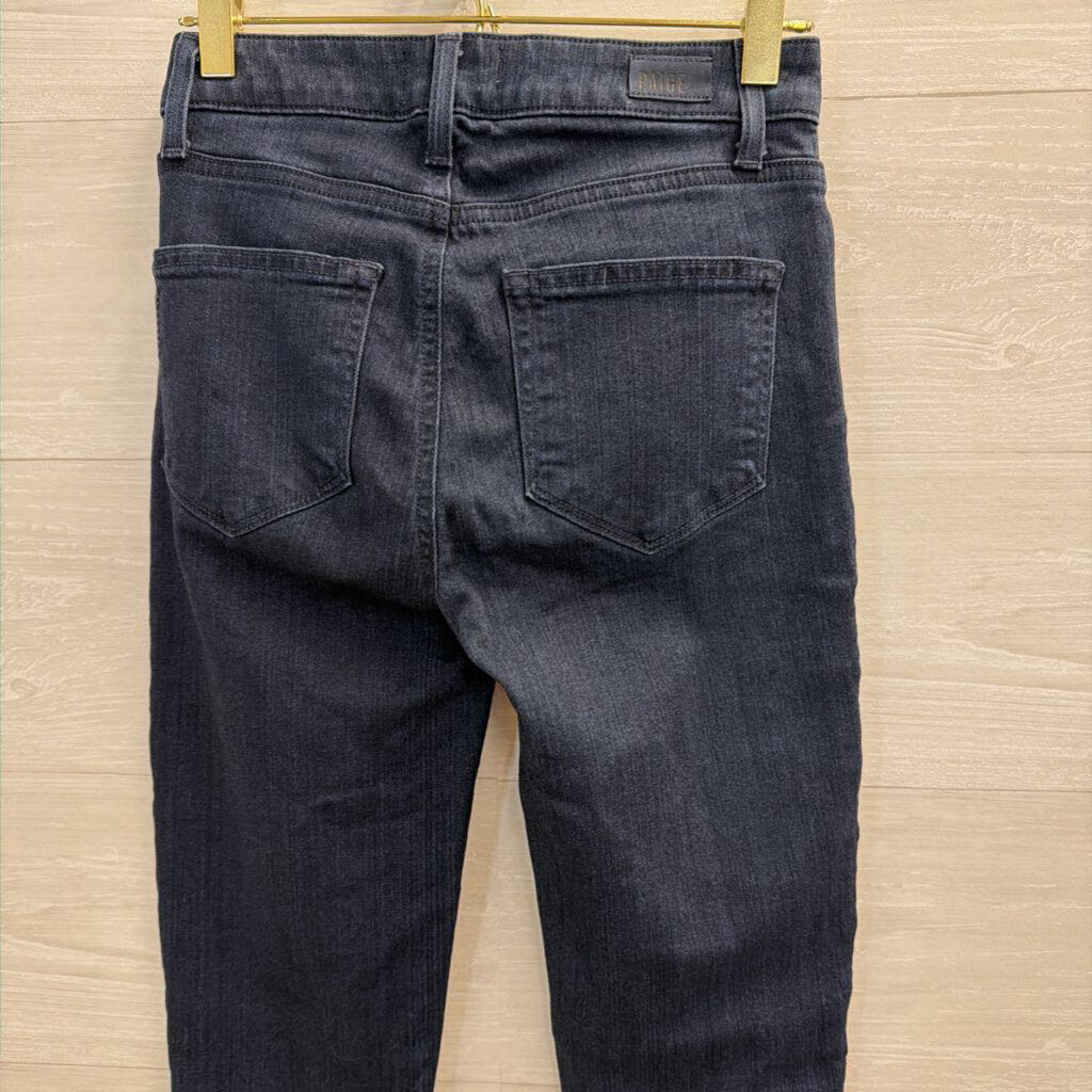 Paige Dark Wash High Rise Leggy Ultra Skinny Jeans 24