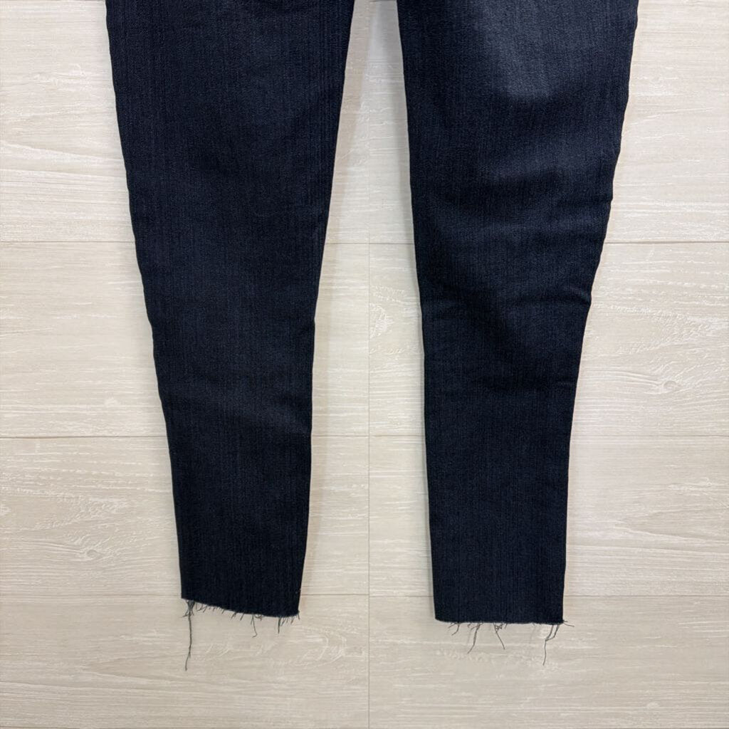 Paige Dark Wash High Rise Leggy Ultra Skinny Jeans 24