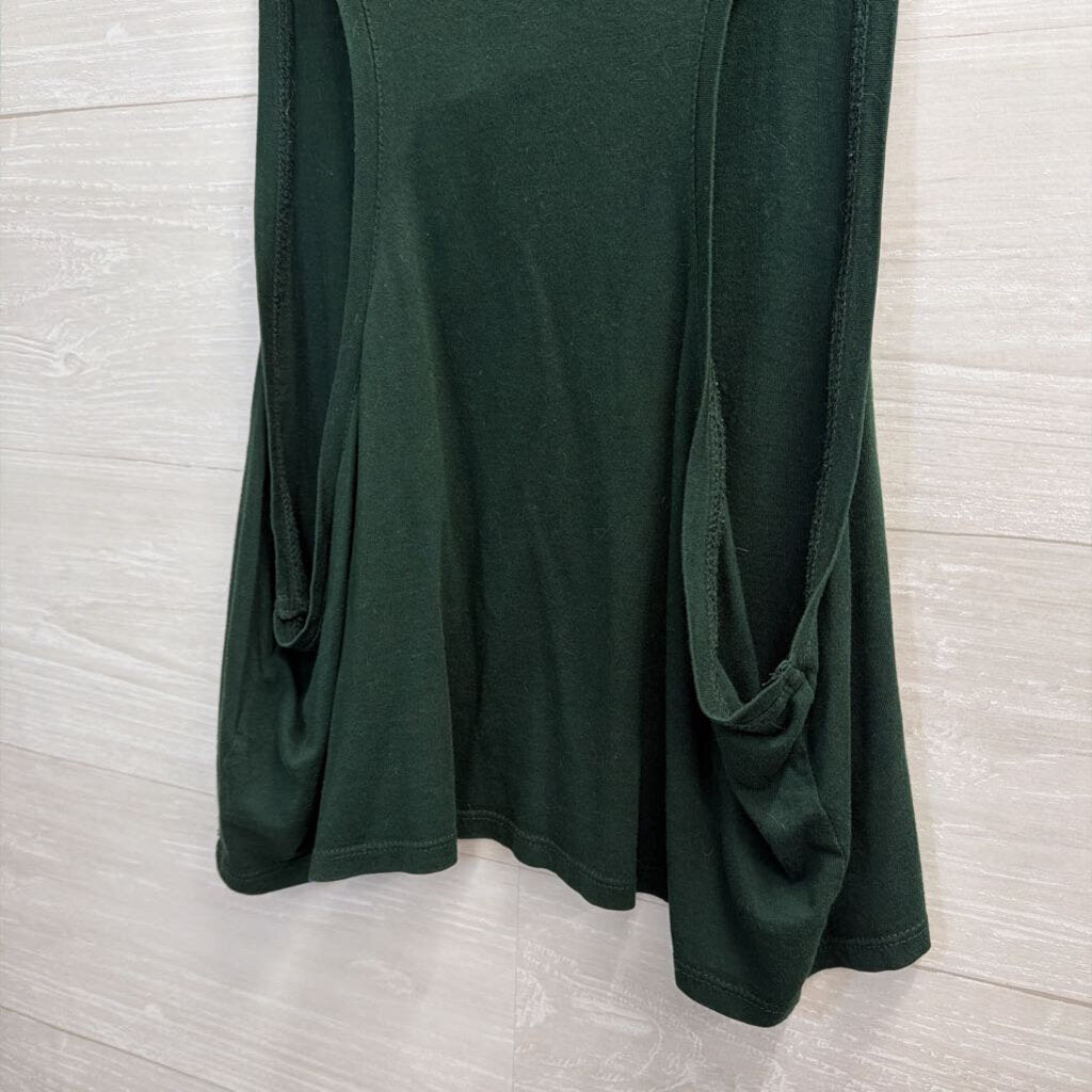 Calvin Klein Green Cropped Logo Tank Top Large