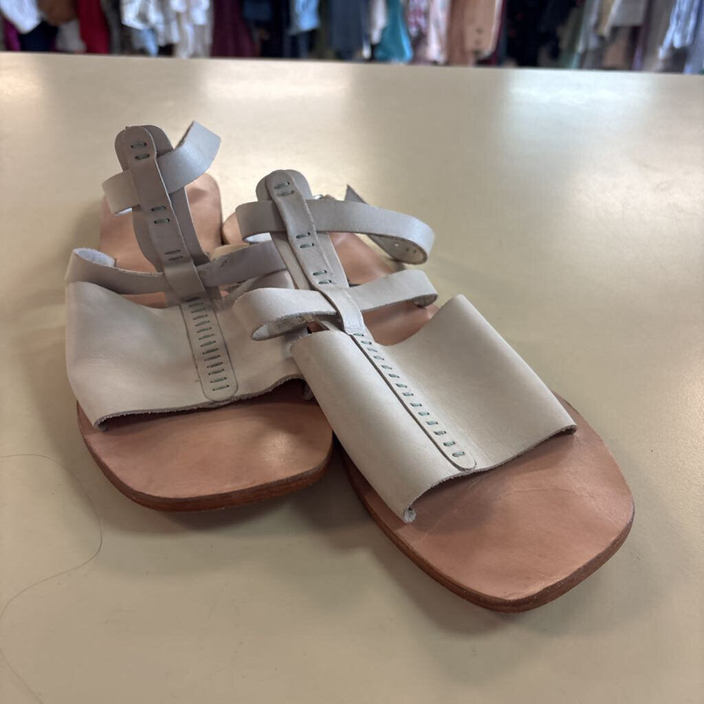 Free People Long Weekend Leather Sandals 39