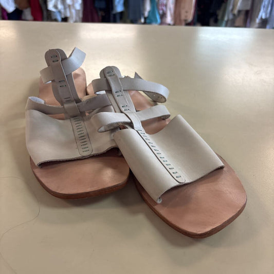 Free People Long Weekend Leather Sandals 39