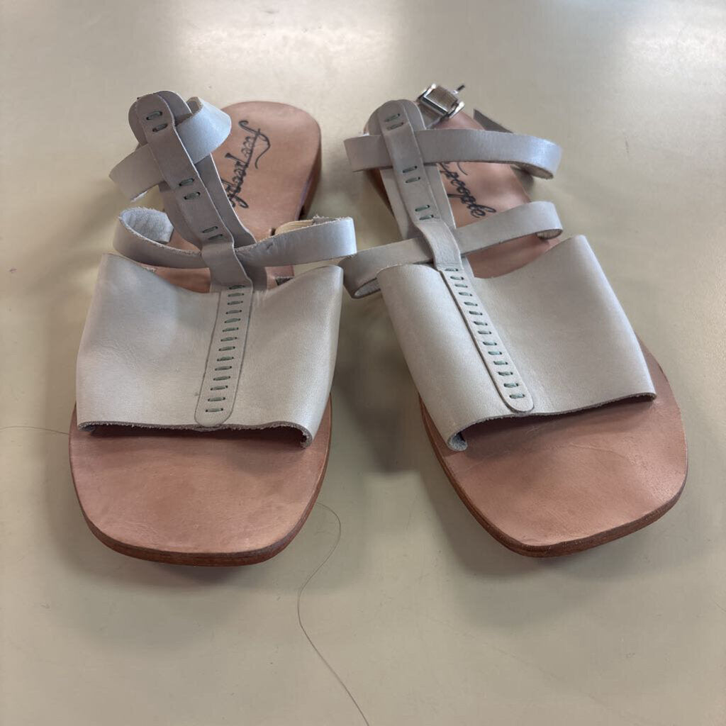 Free People Long Weekend Leather Sandals 39