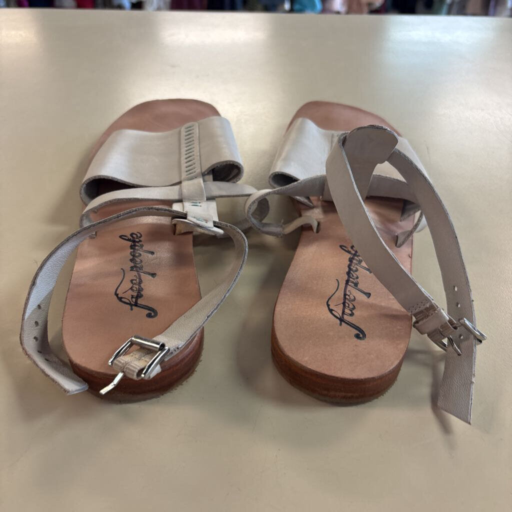 Free People Long Weekend Leather Sandals 39