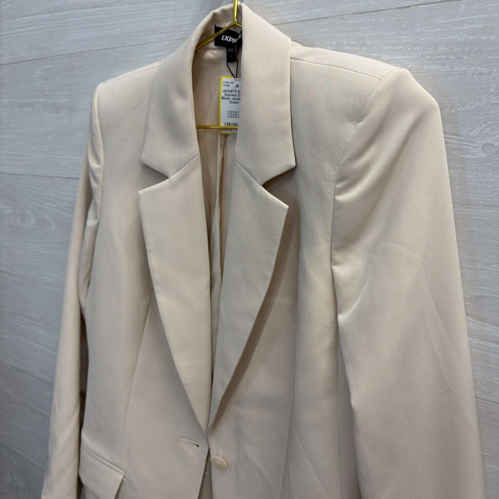 Express Cream Blazer Jacket Small