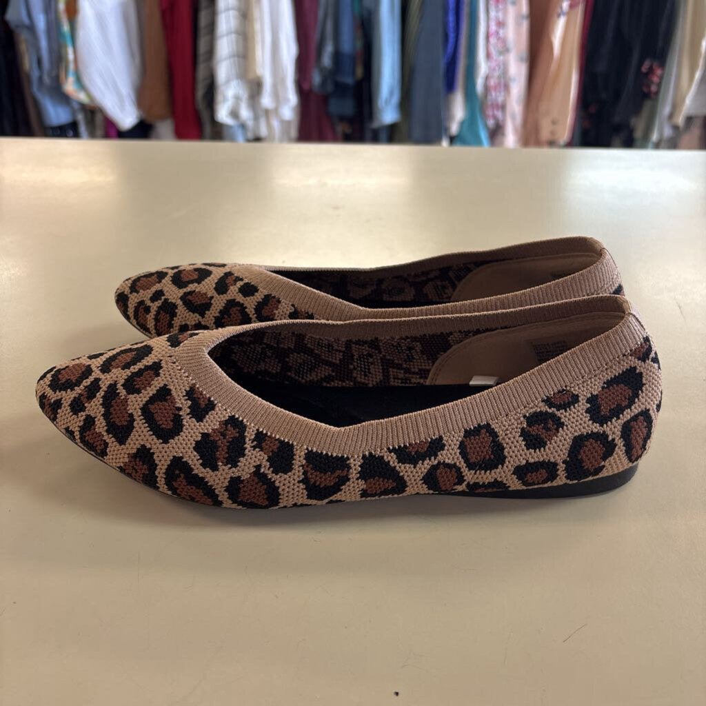 A New Day Brown/ Black Leopard Print Flats 7