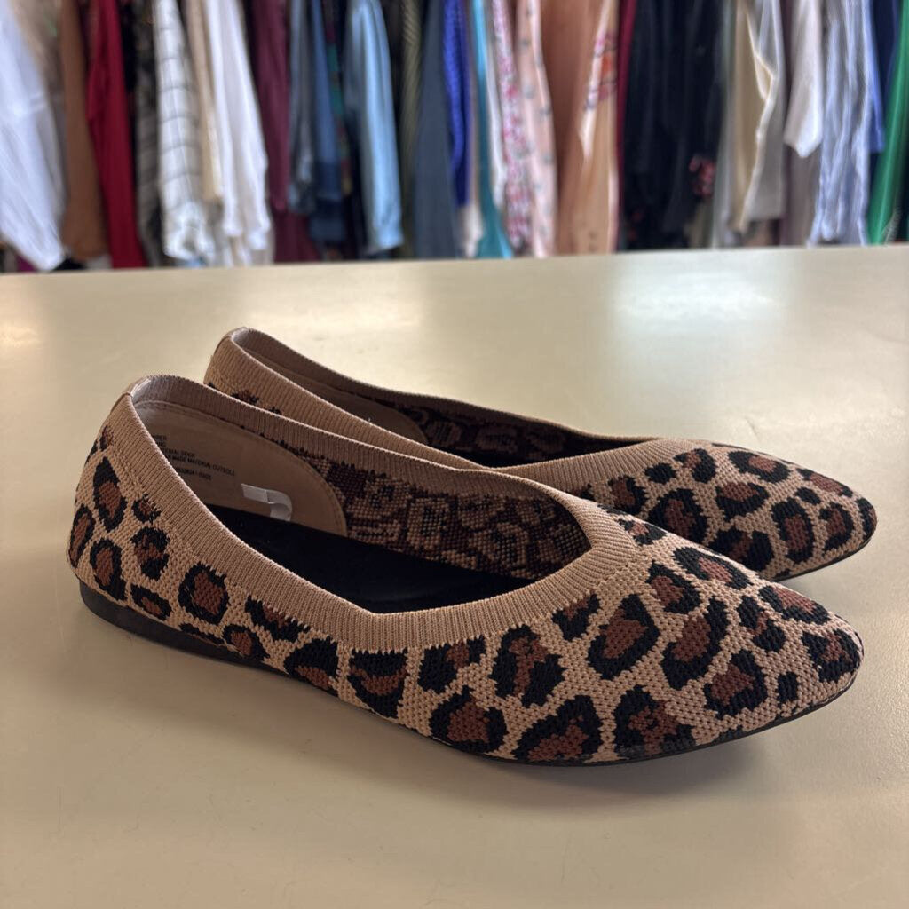 A New Day Brown/ Black Leopard Print Flats 7