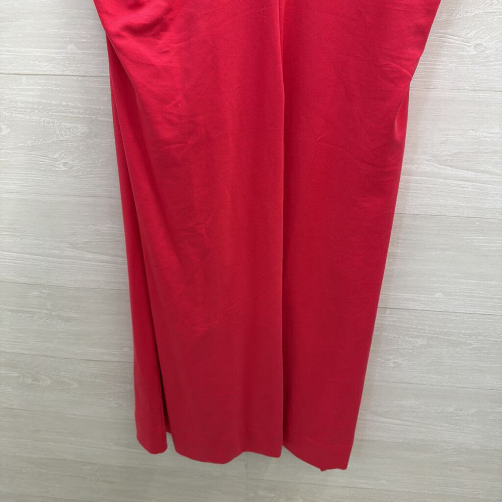 Banana Republic Pink Short Sleeve Maxi Dress Extra Large