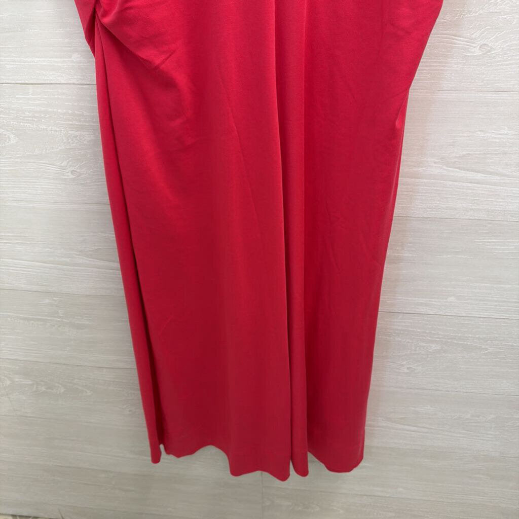 Banana Republic Pink Short Sleeve Maxi Dress Extra Large