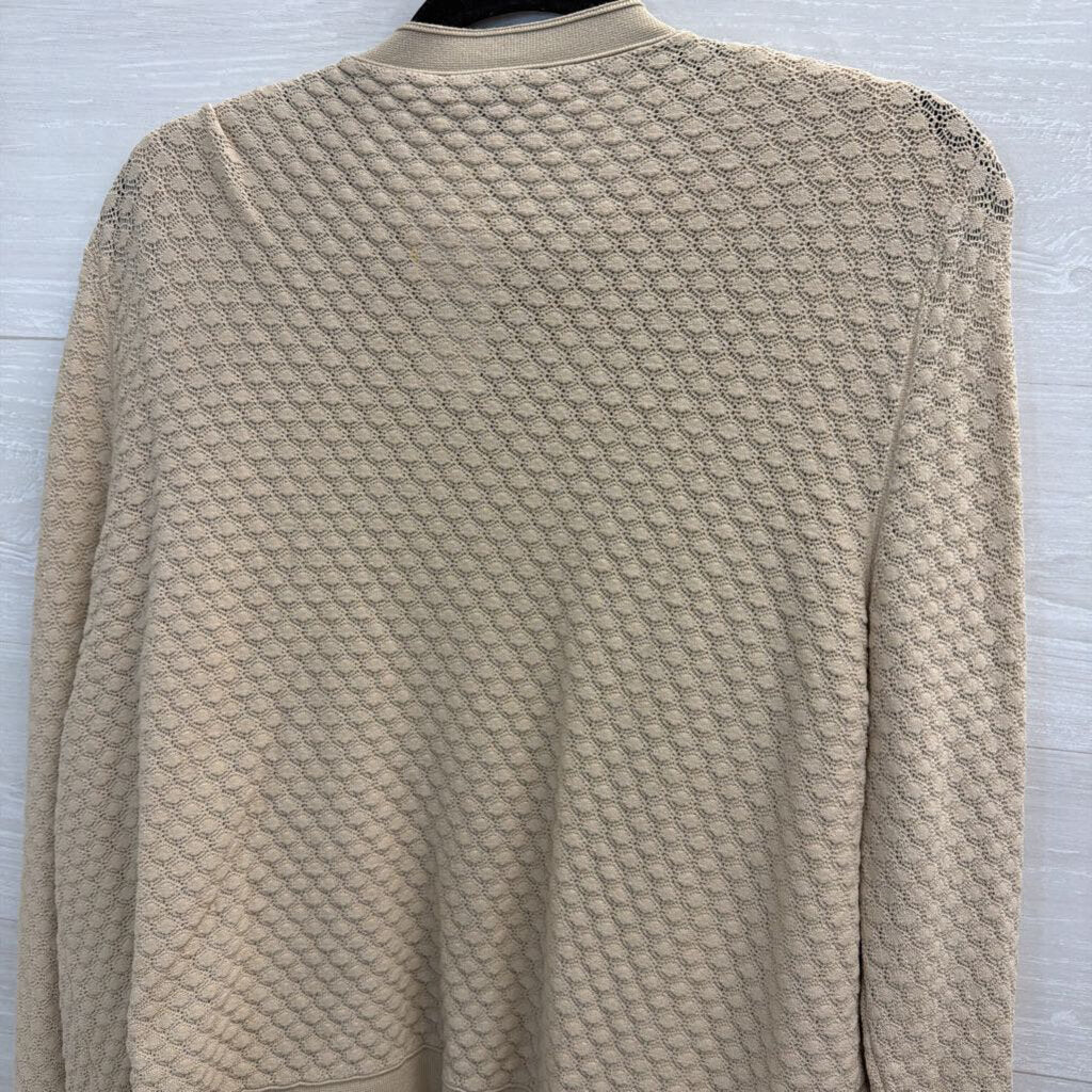 Ann Taylor Brown Knit Tank/ Cardigan Sweater Set XXL
