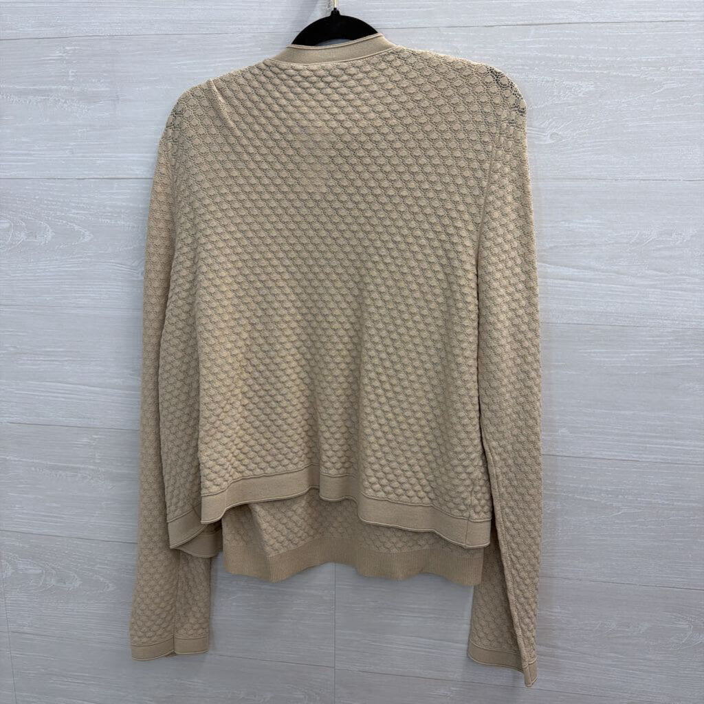 Ann Taylor Brown Knit Tank/ Cardigan Sweater Set XXL