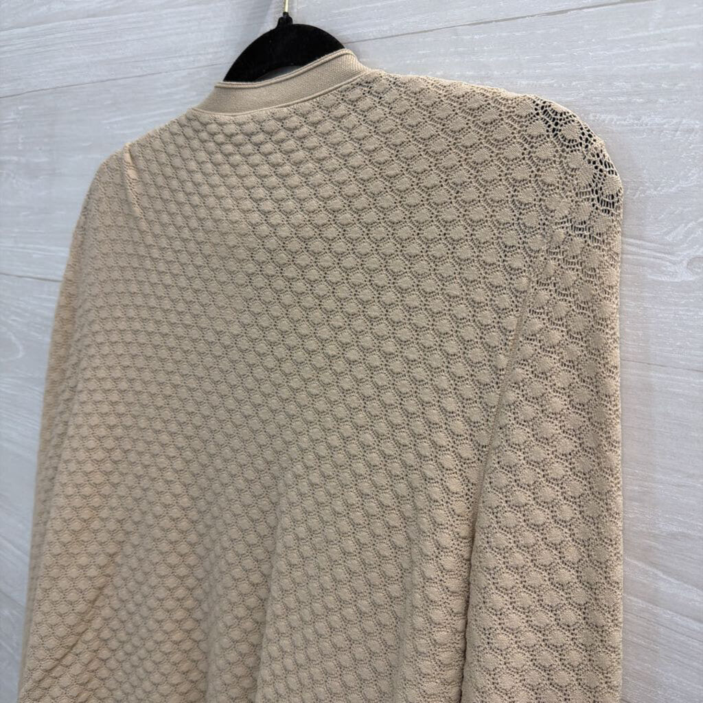 Ann Taylor Brown Knit Tank/ Cardigan Sweater Set XXL