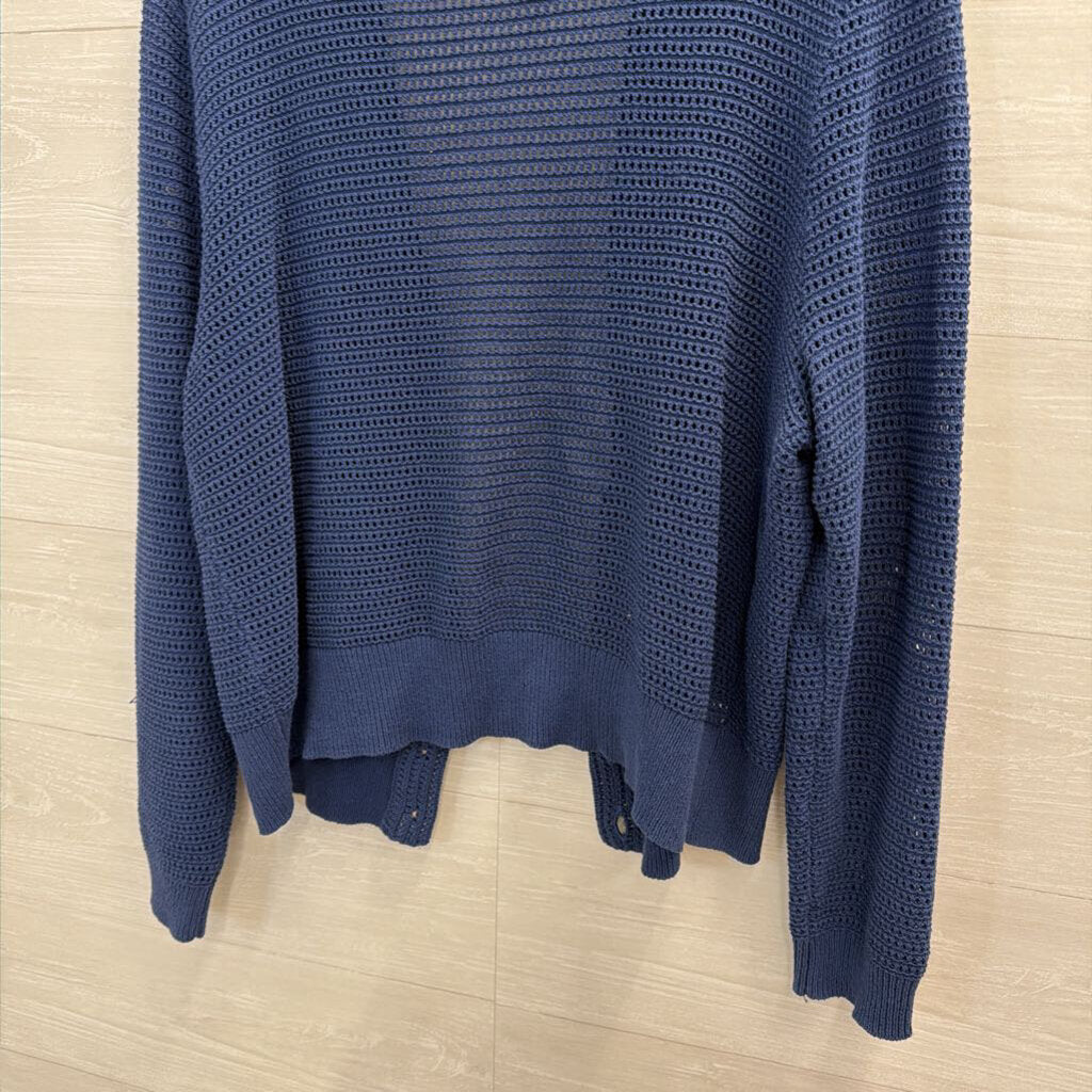 Ann Taylor Blue Knit Cardigan Sweater XXL