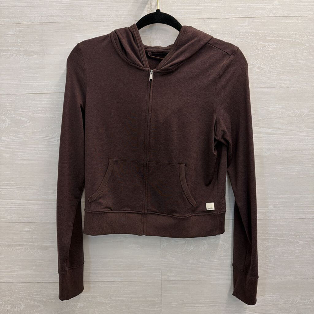 Vuori Soft Brown Zip Up Hooded Jacket/ Jogger Set Small