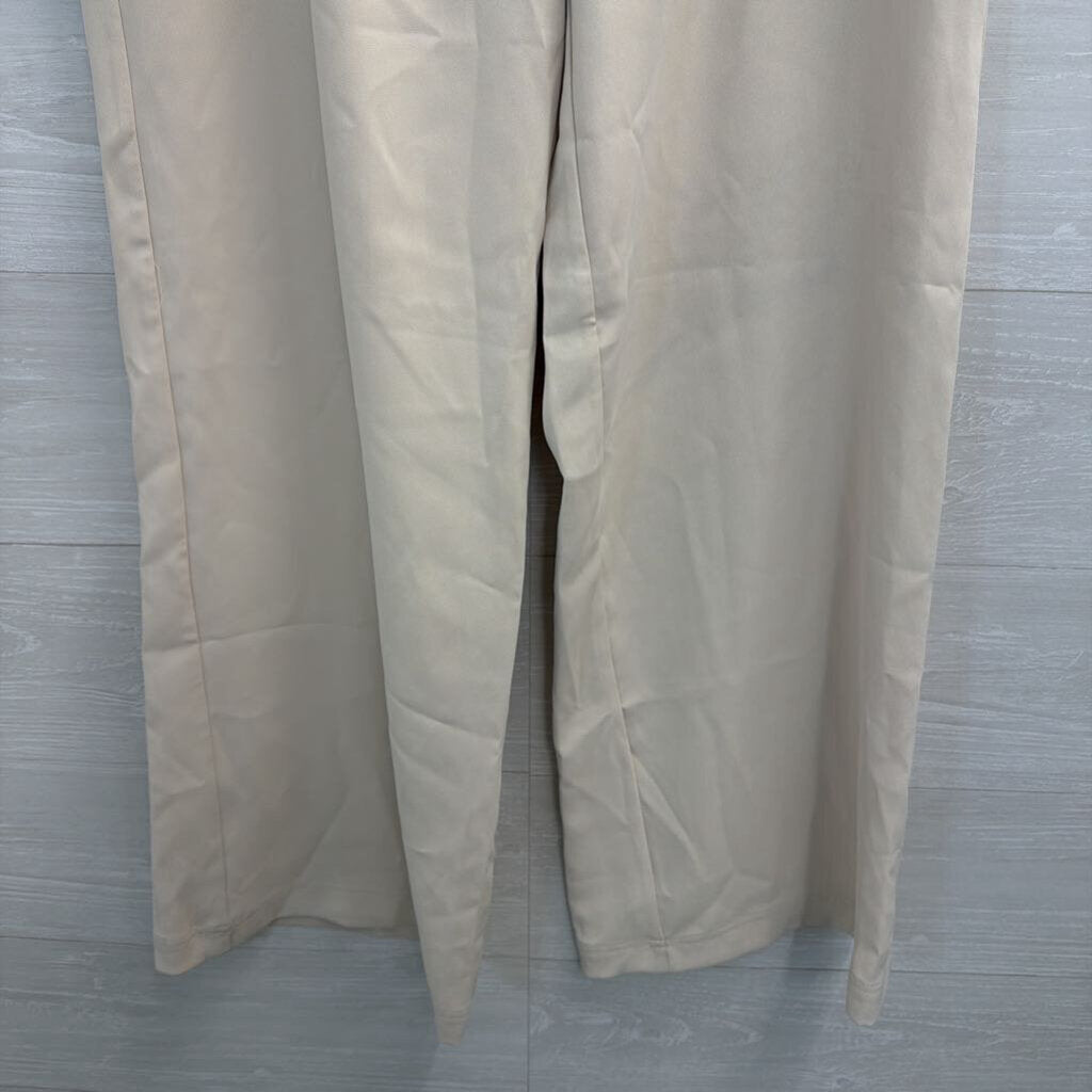 Max Studio Cream Wide Leg Trouser Pants 6