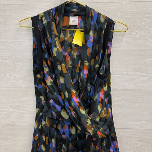 Cabi Black/ Multi Print Tank Top Small