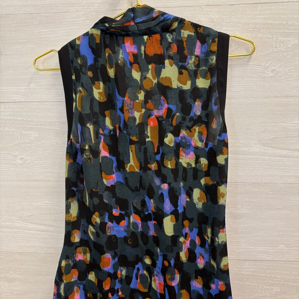 Cabi Black/ Multi Print Tank Top Small