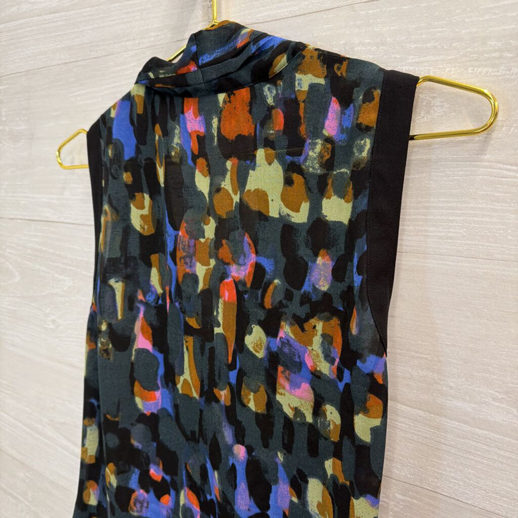 Cabi Black/ Multi Print Tank Top Small