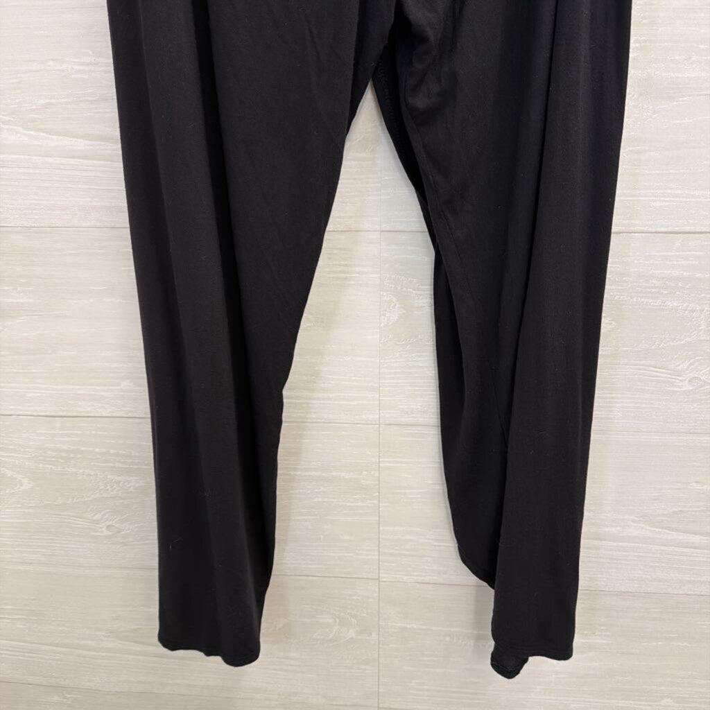Athleta Black Wide Leg Wrap Pants Small