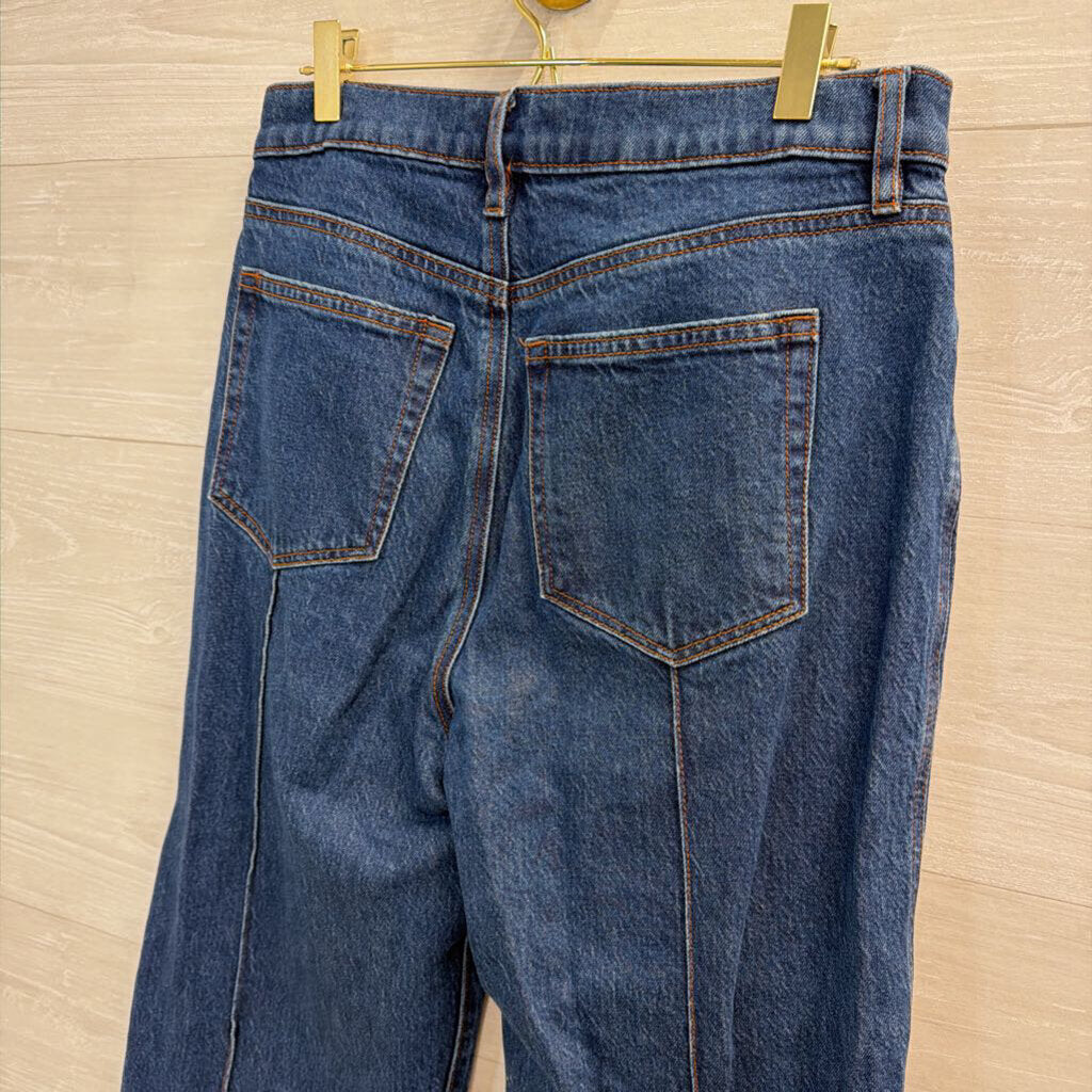 Loft Dark Wash The Super Flare Jeans 28