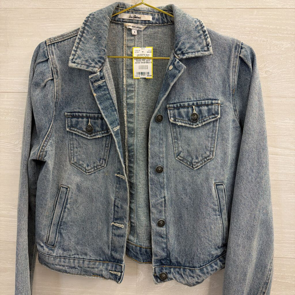 Sam Edelman Light Wash Denim The Jazzi Jacket Small