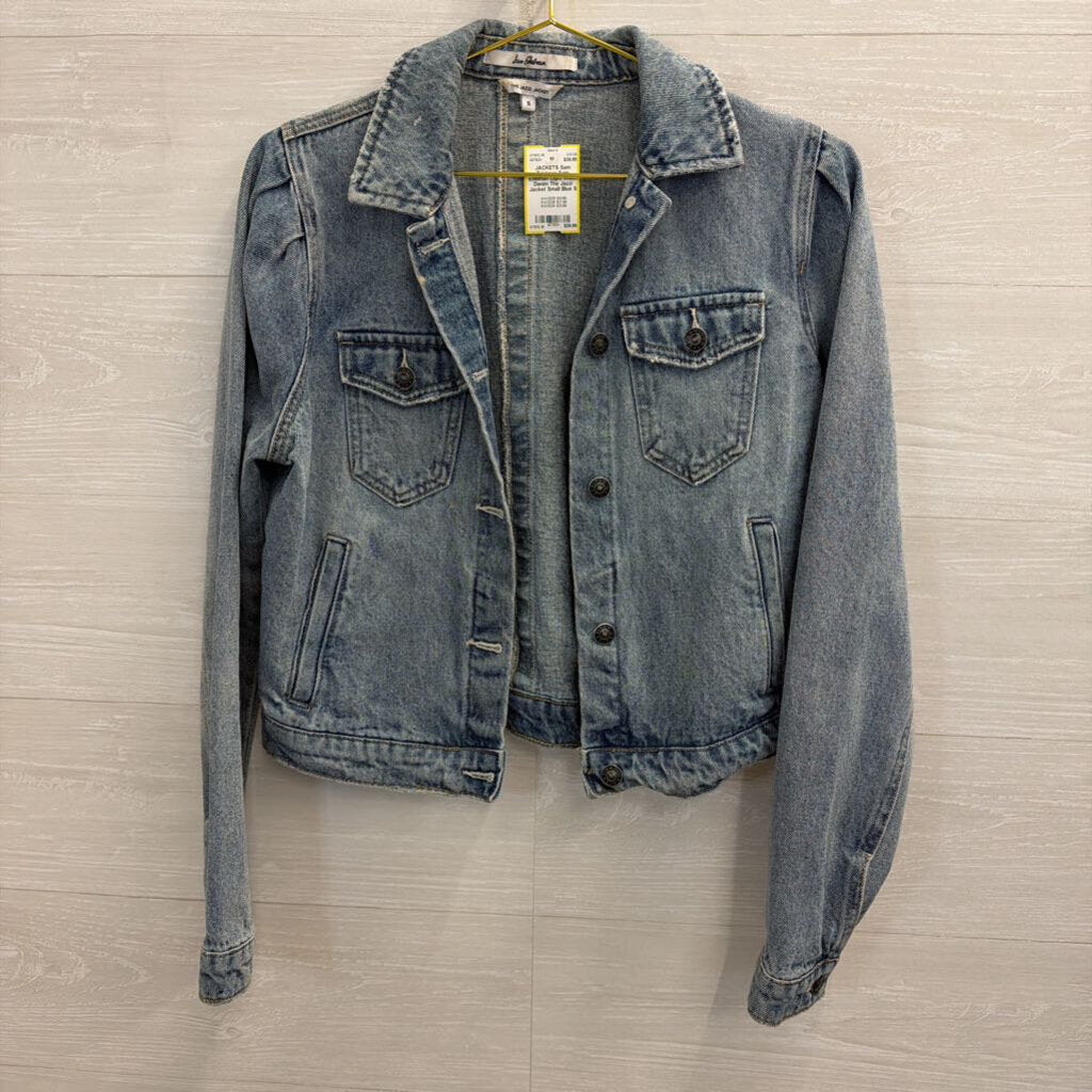 Sam Edelman Light Wash Denim The Jazzi Jacket Small