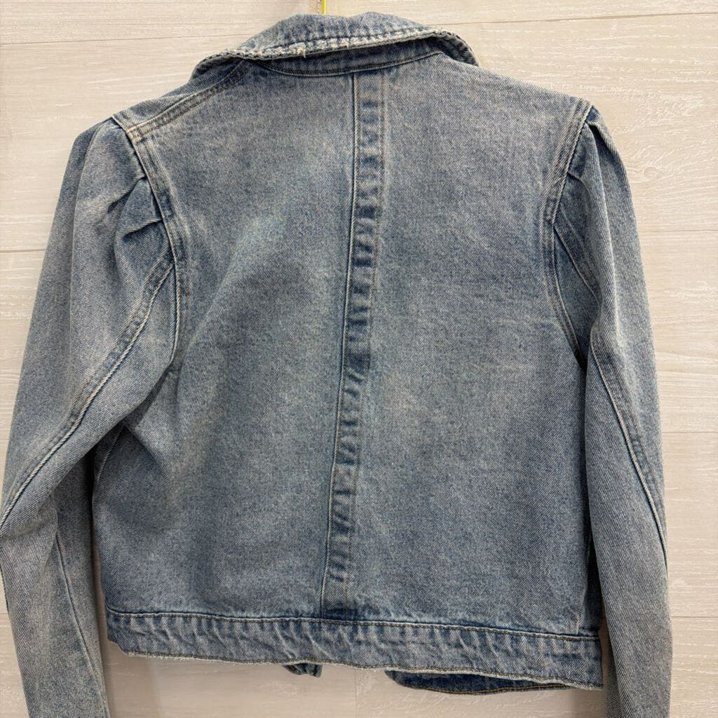 Sam Edelman Light Wash Denim The Jazzi Jacket Small