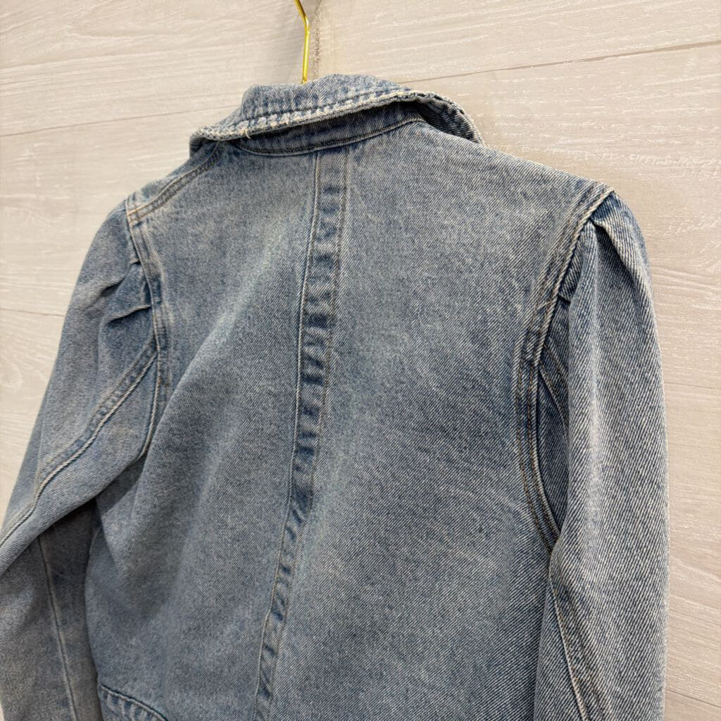 Sam Edelman Light Wash Denim The Jazzi Jacket Small
