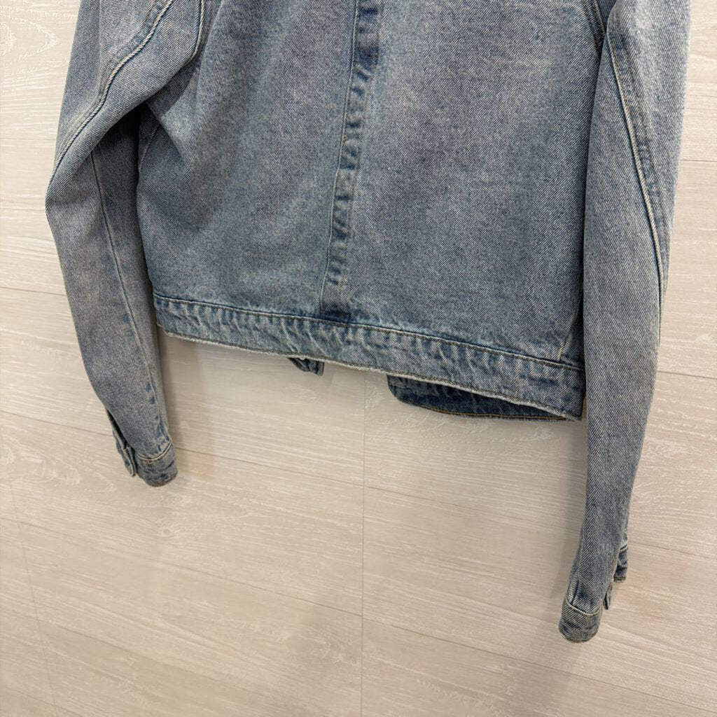 Sam Edelman Light Wash Denim The Jazzi Jacket Small