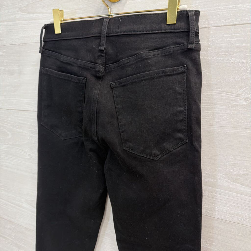 Abercrombie and Fitch Black The Super Skinny Ultra High Rise Jeans 6 Short