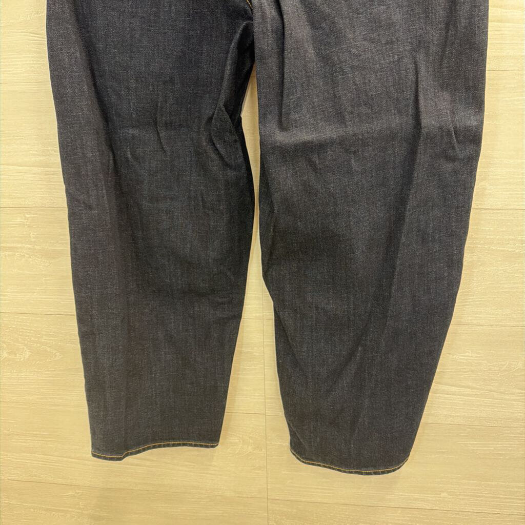 American Eagle Dark Wash Barrel Jeans 12
