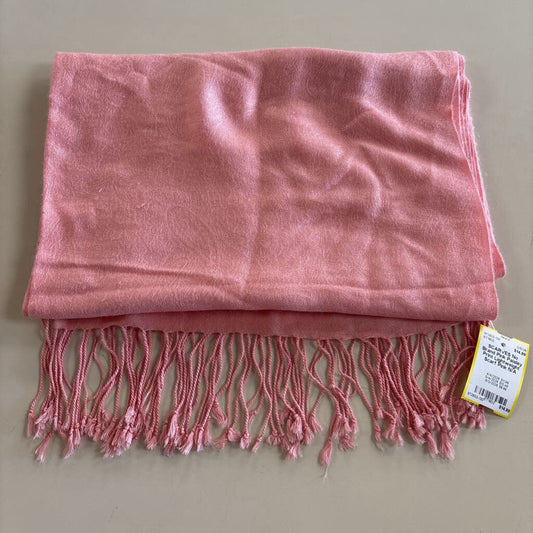 Pink Paisley Print Lightweight Scarf