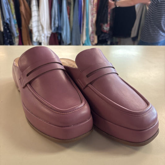 Journee Collection Purple Antonina Mule Platform Loafers 9.5