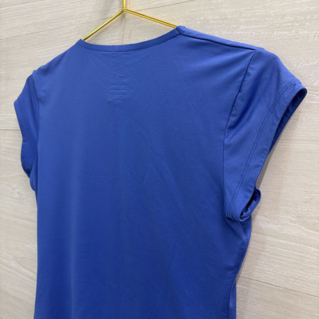 Nike Blue Tennis Short Sleeve Athletic Top Medium