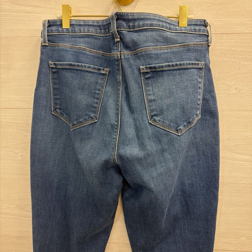 L'Agence Dark Wash Straight Leg Jeans 31